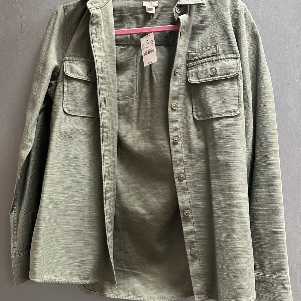 J Crew Women's Green Jacket